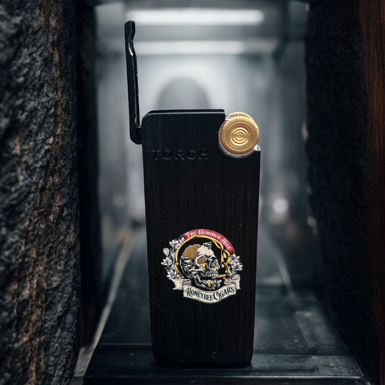 HoneyBee Cigars "The Humidor Hive" Custom Vintage Torch Lighter